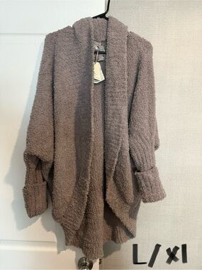 Barefoot dreams Sweater Cardigan - Taupe